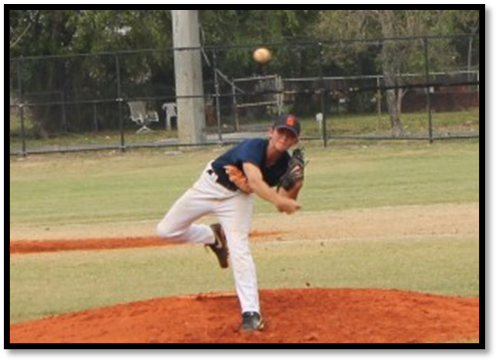 A baseball player throwing a ballDescription automatically generated